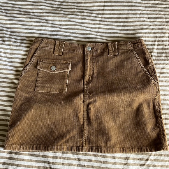 polo ralph lauren corduroy miniskirt - Picture 2 of 4
